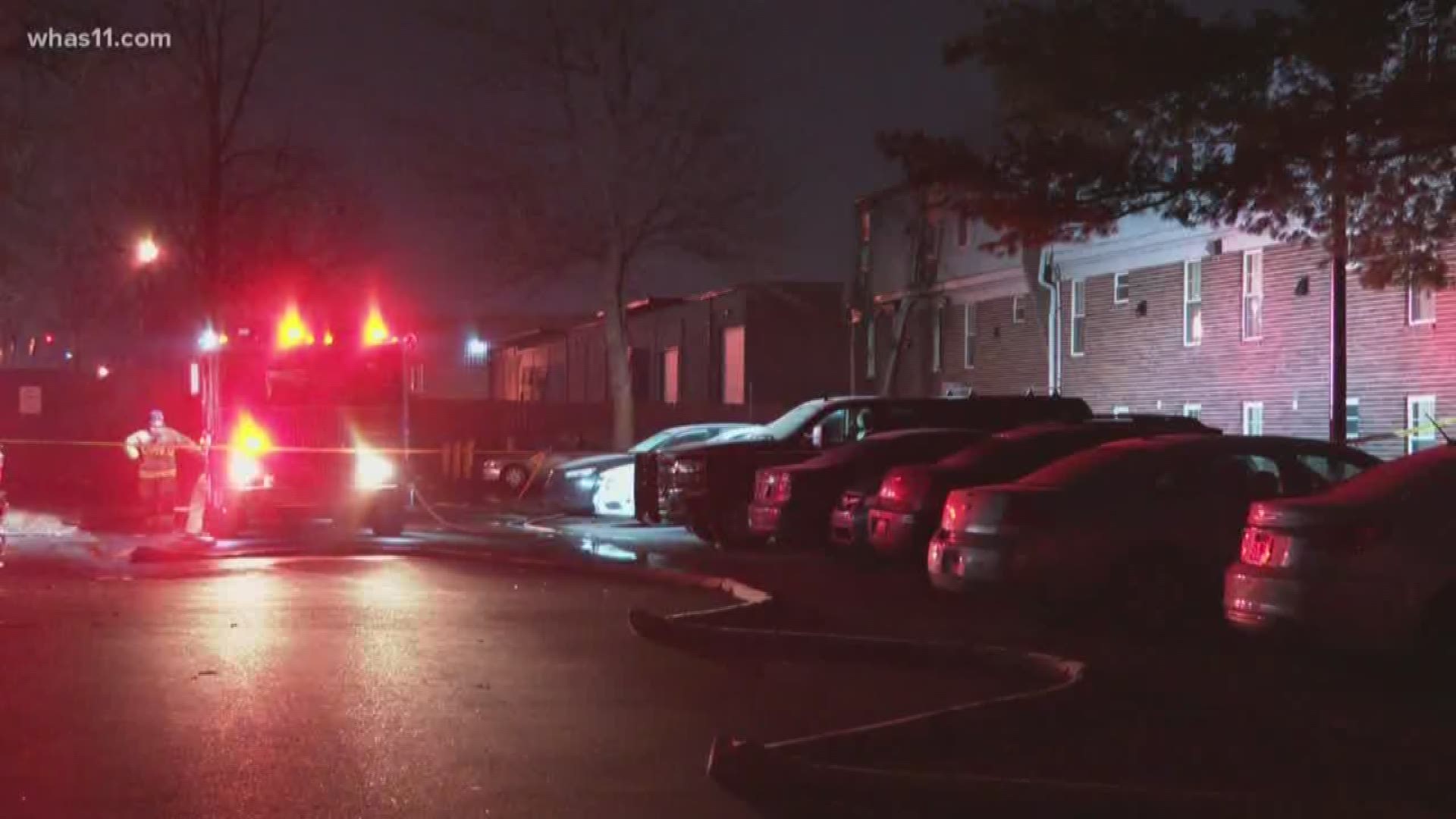 Authorities are investigating after a fire in Douglas Park claim the lives of two people Sunday.
