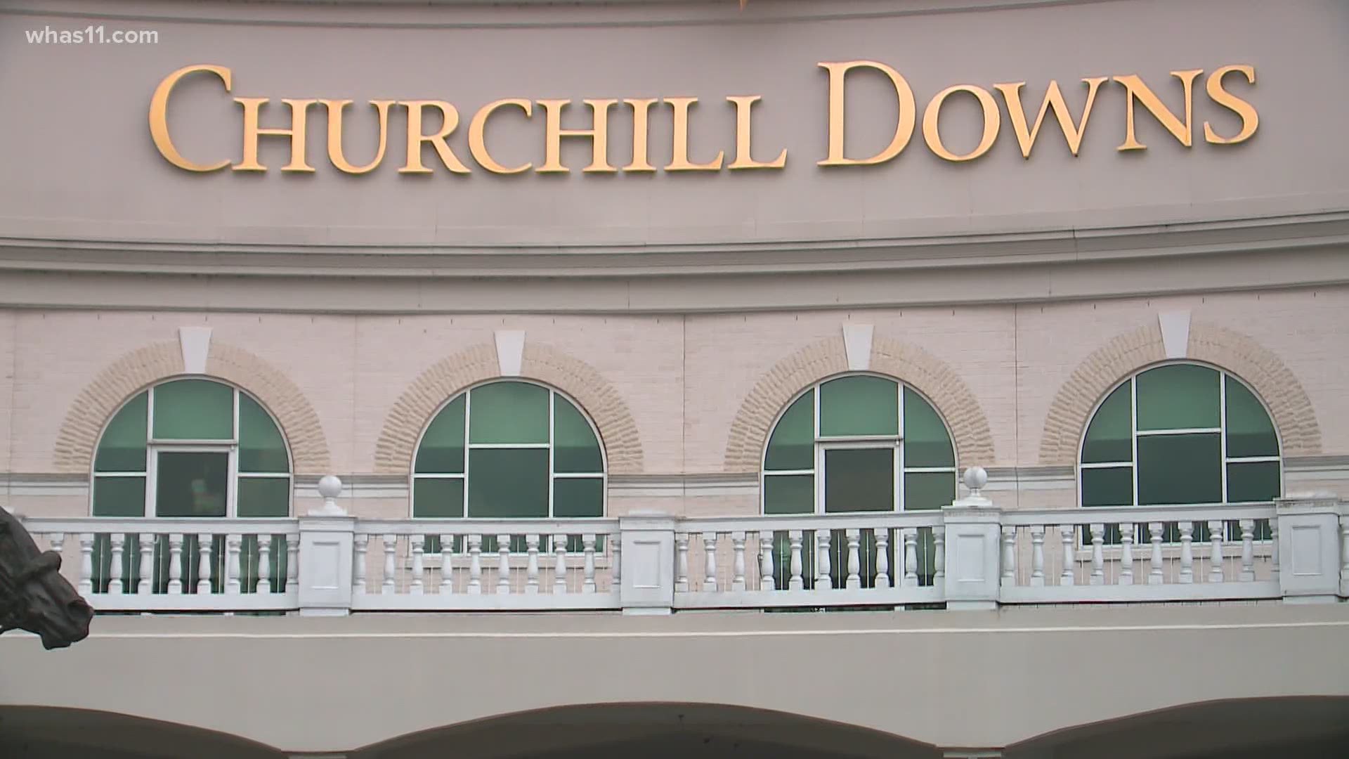 Churchill Downs announced the Kentucky Derby will run with no fans in the stands this year.
