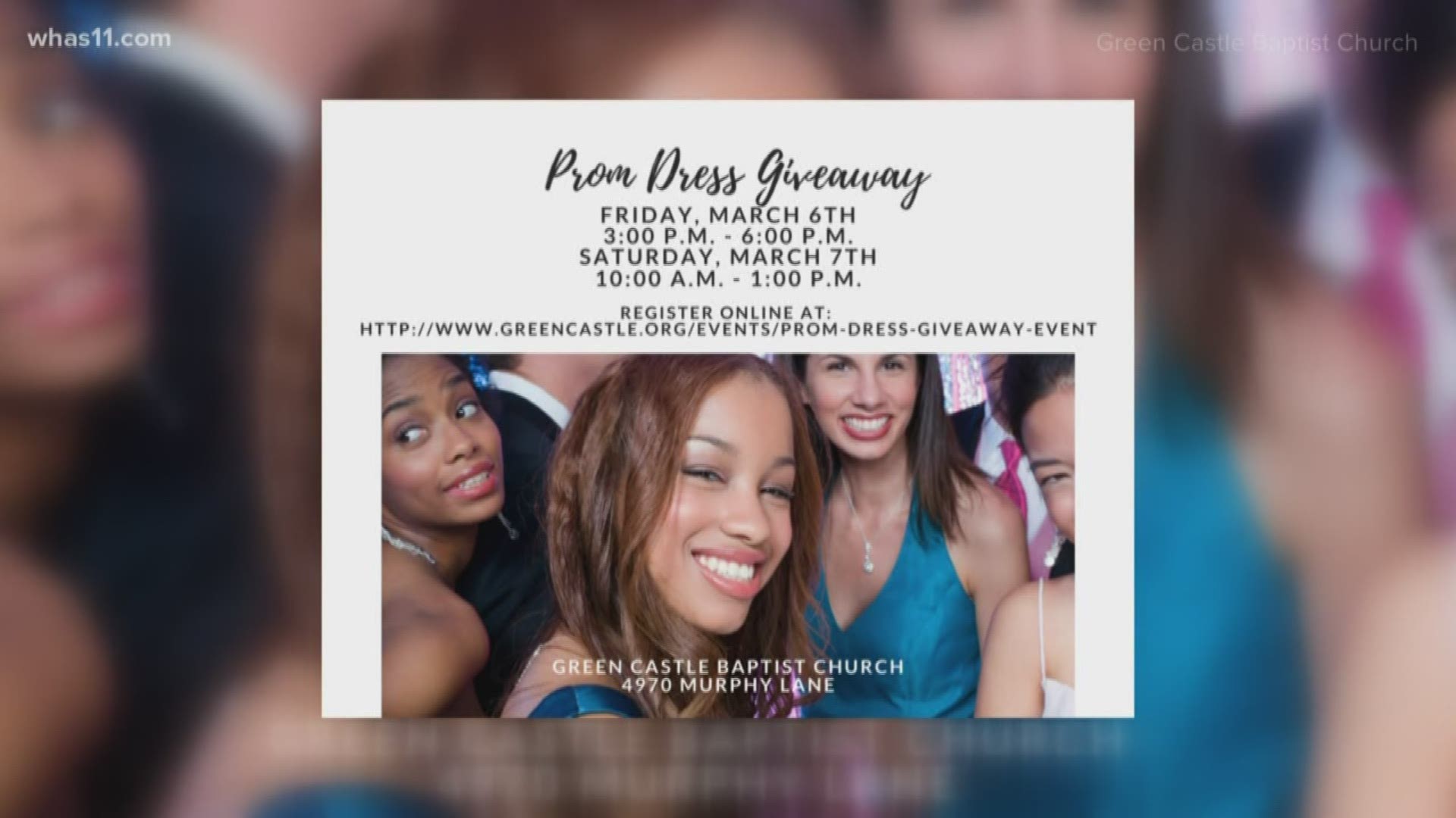 The annual Prom Dress Giveaway at Green Castle Baptist Church lets high school girls pick out a dress, jewelry and shoes for prom.