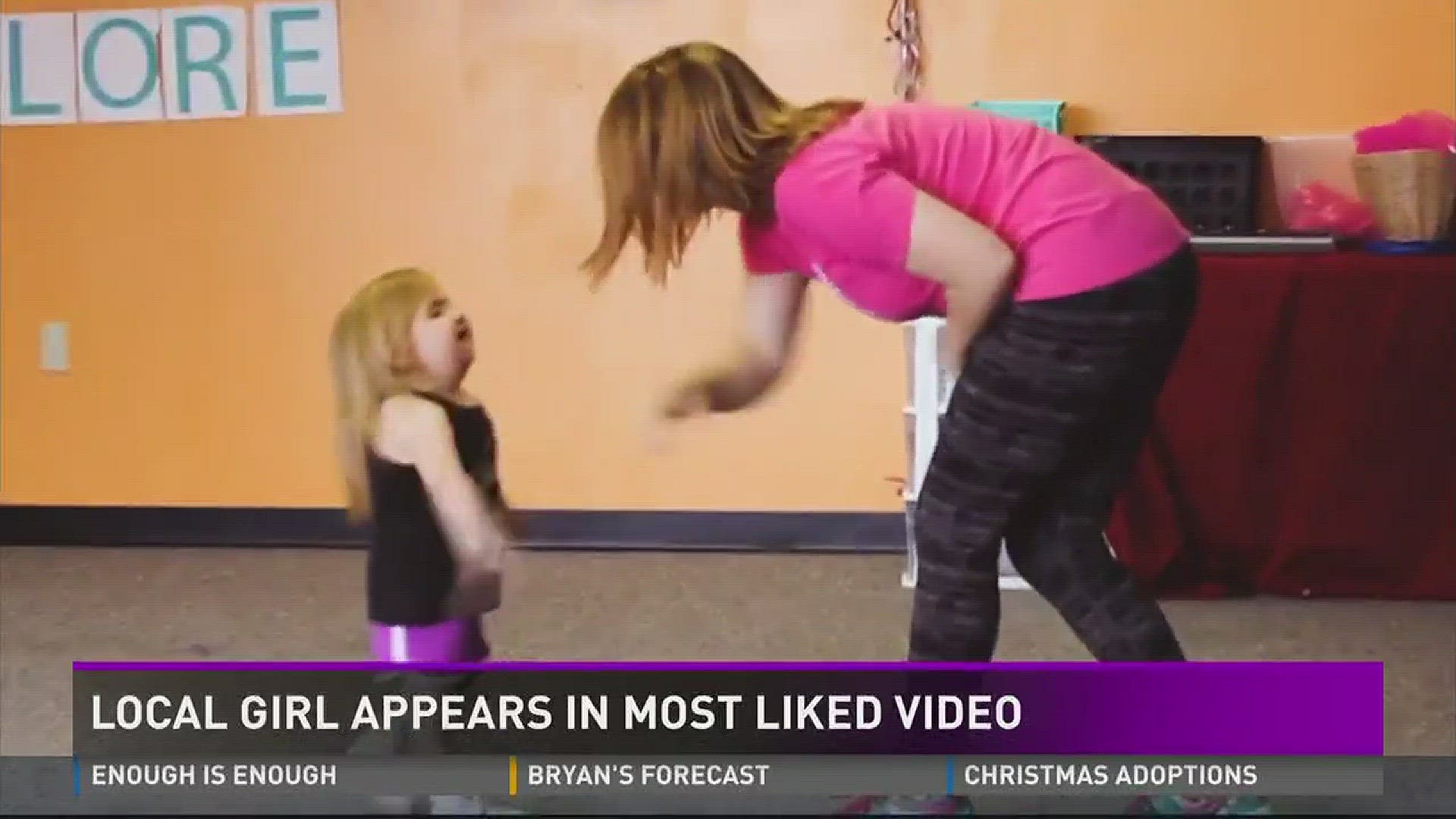 Local girl appears in most-liked video