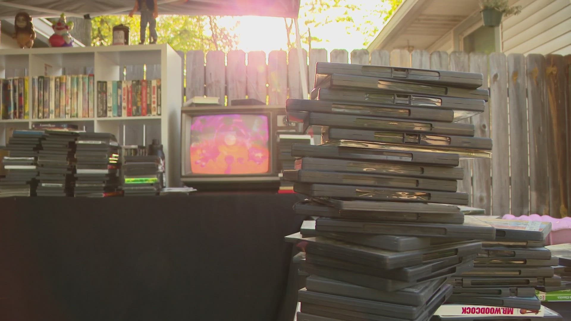 Similar to "Little Free Libraries," the idea of the "Free Blockbuster" is to donate and take a movie.