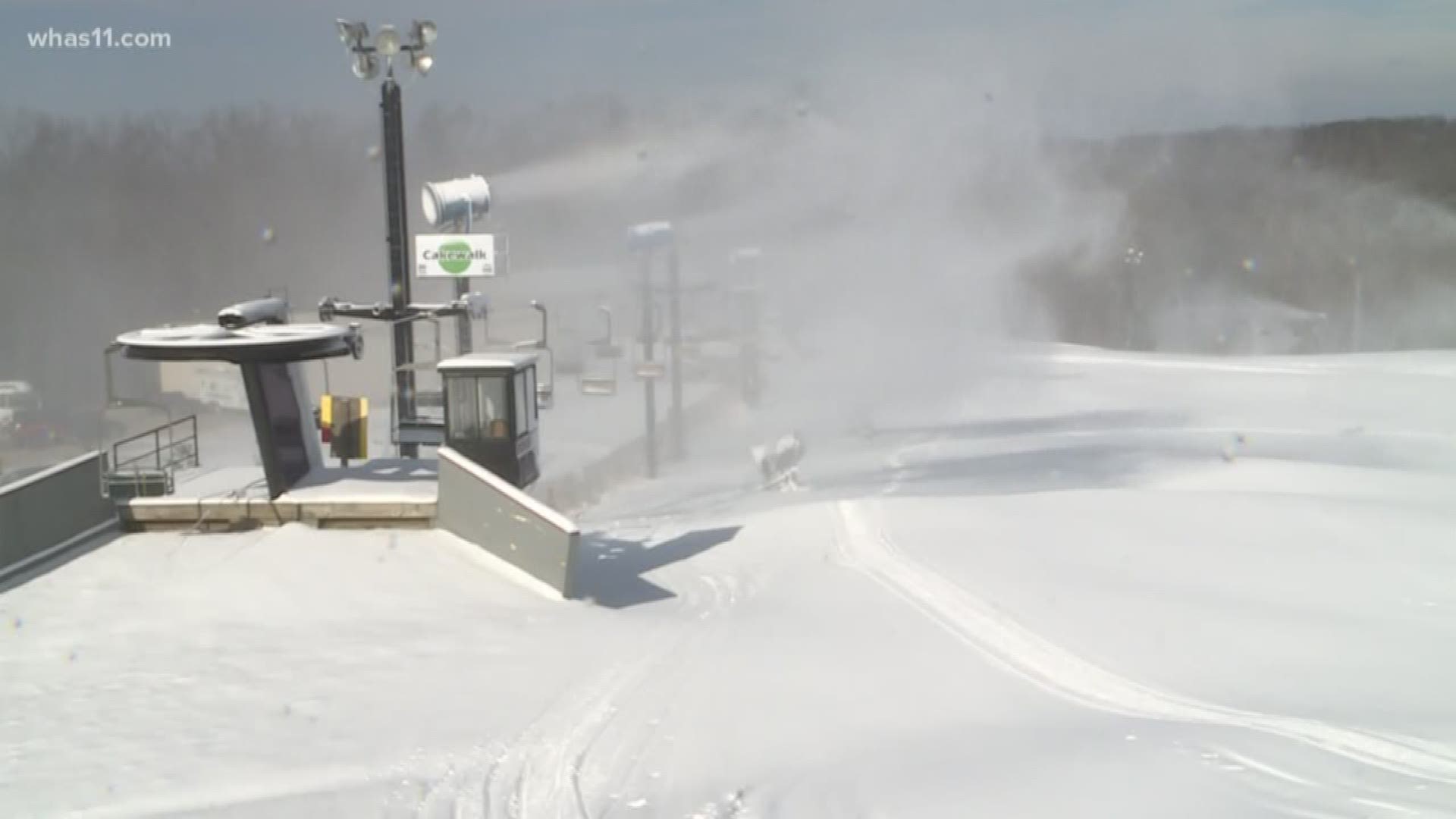 Paoli Peaks is ready for the help of some natural snow.