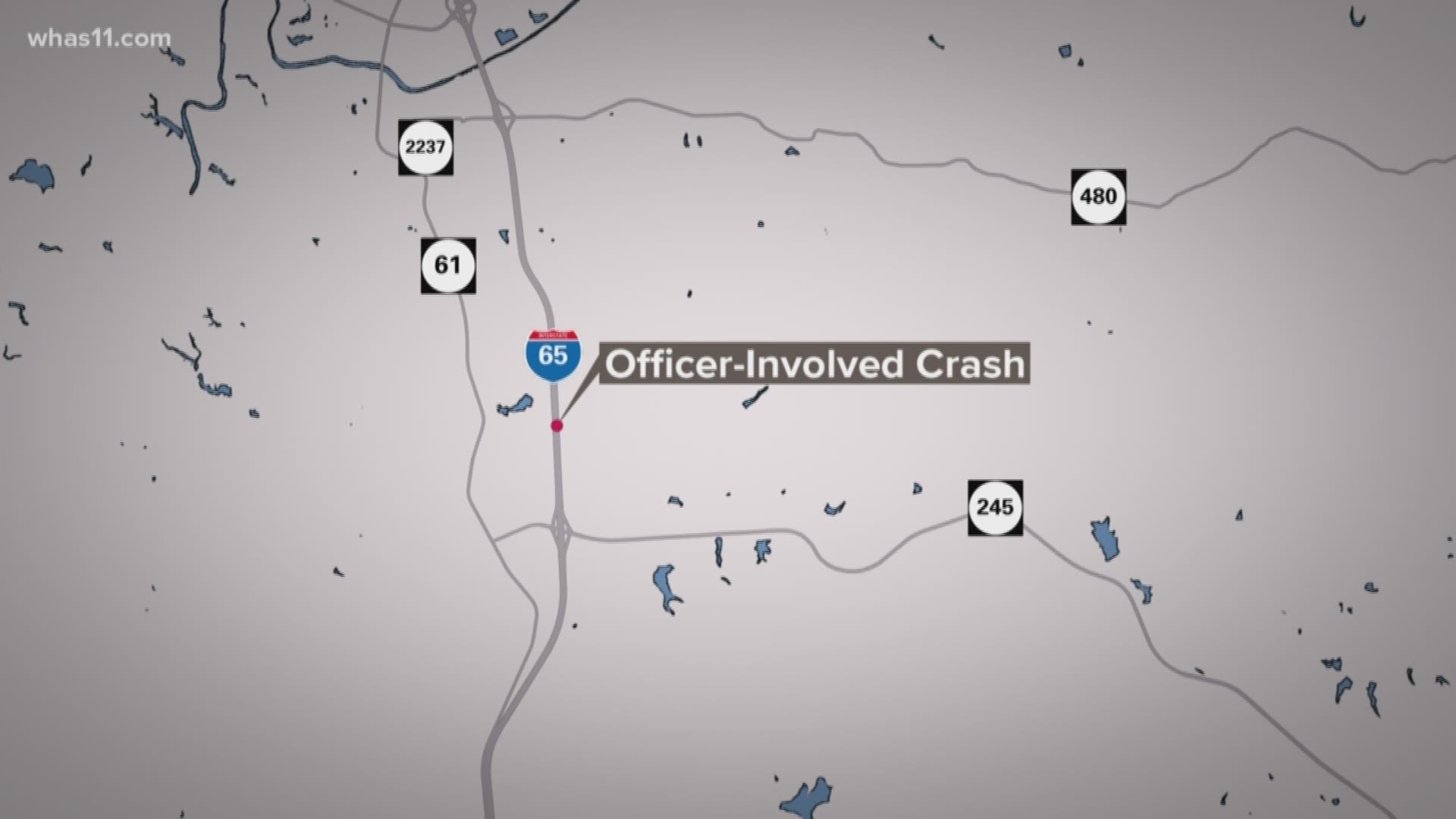 A police officer is recovering tonight after being injured in an accident in Bullitt County.