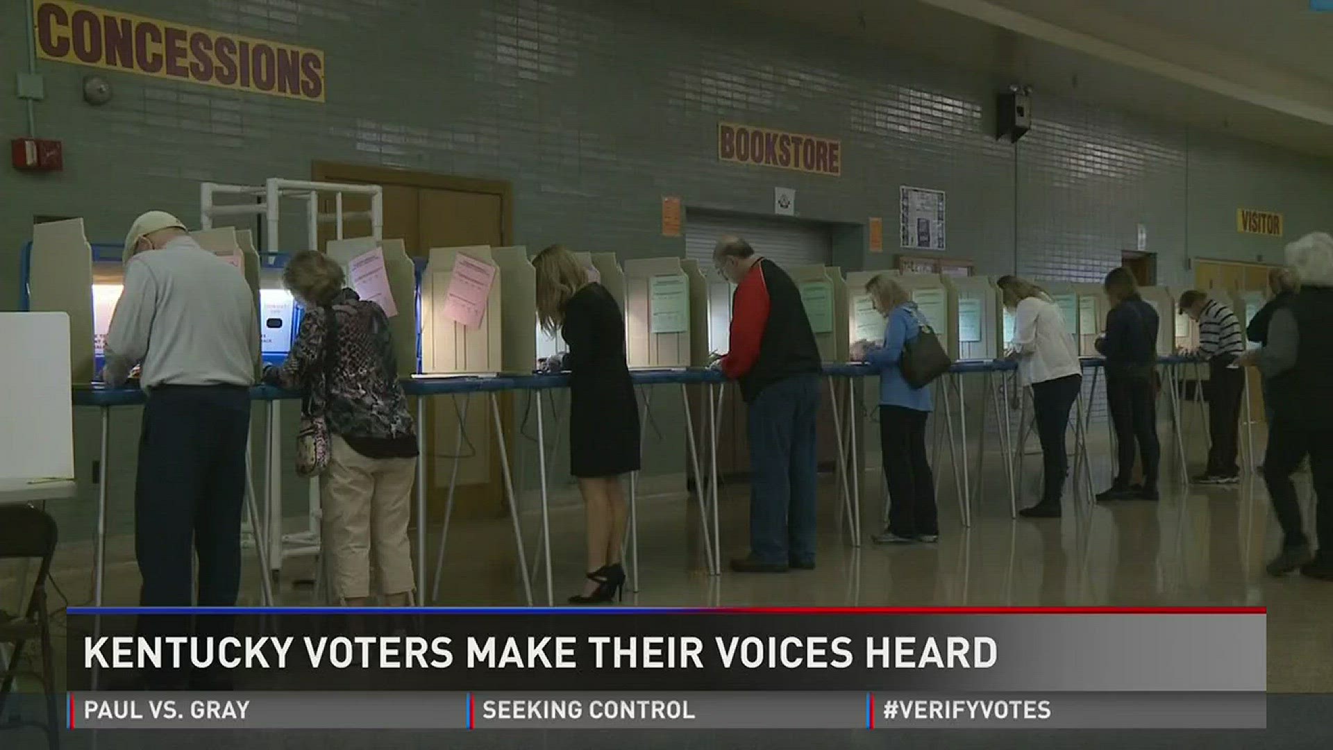 Kentucky voters make their voices heard
