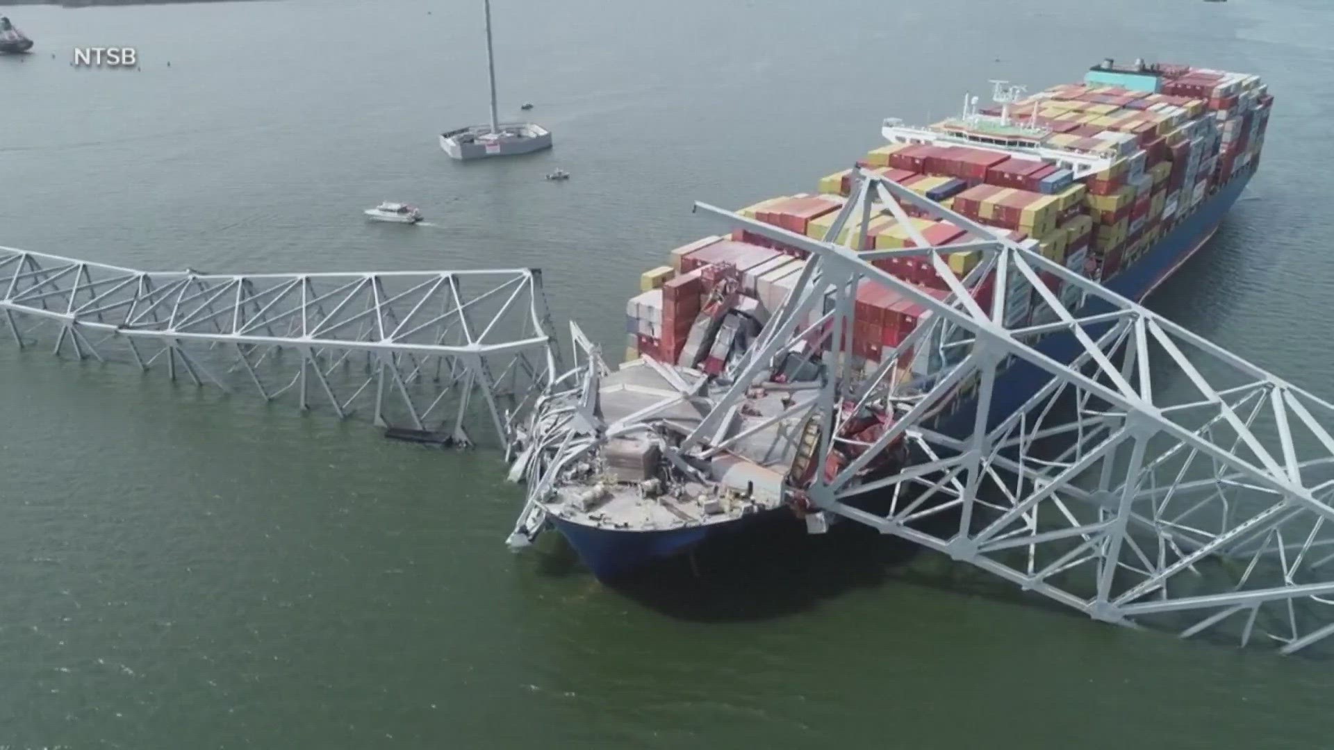 Thursday, the National Transportation Safety Board will interview the two pilots of the cargo ship that crashed into the Francis Scott Key Bridge.