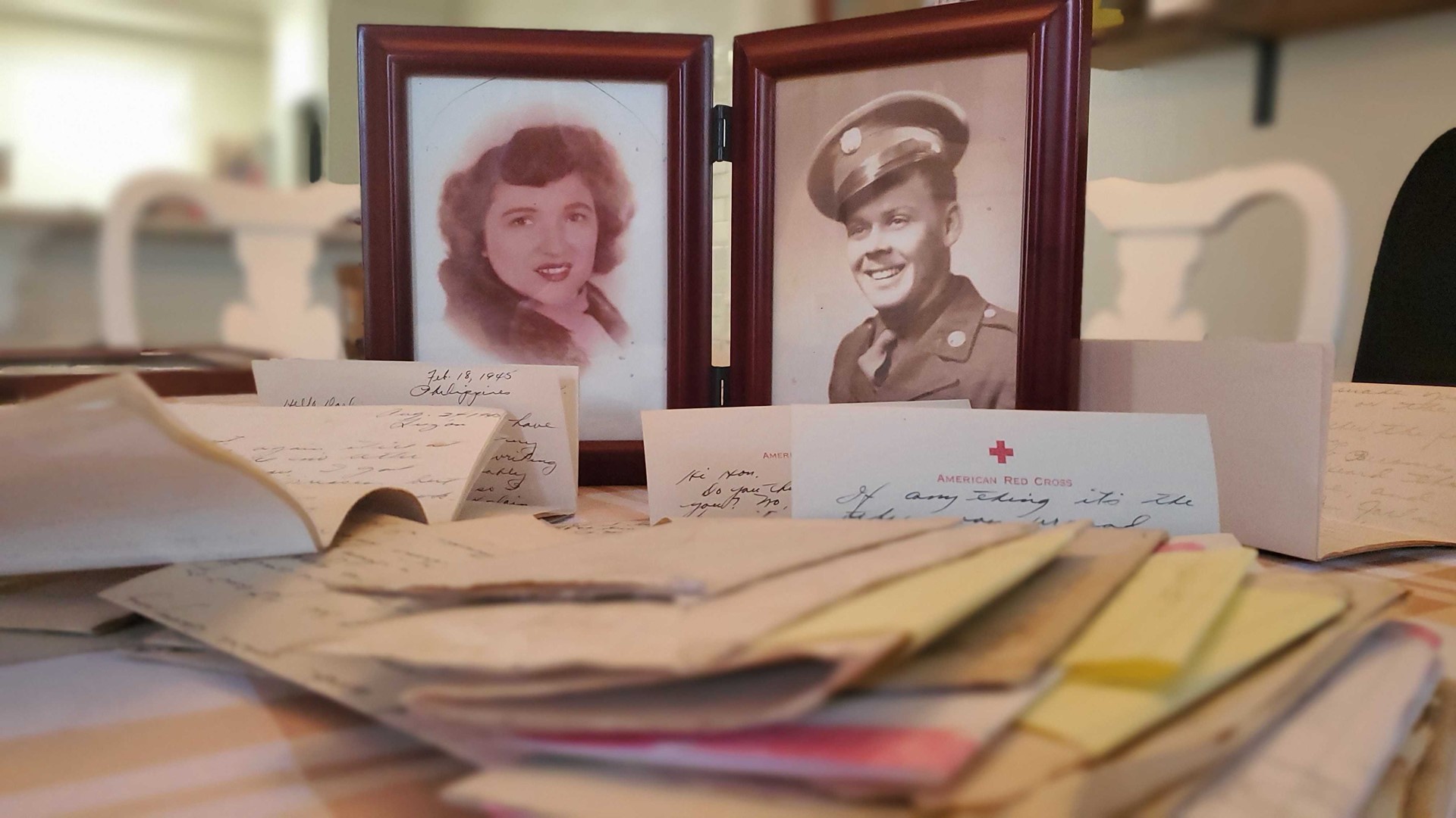 Wartime Love Letters from WWII couple unsealed after 75 years