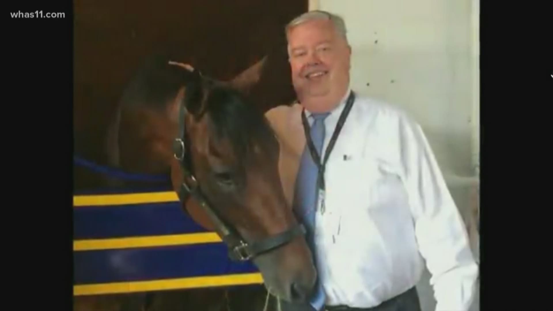A somber day at Churchill Downs with visitation underway right now for John Asher -- who was the track's Vice President of Communications.