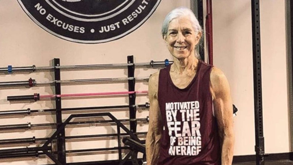 72 Female 72-year-old woman who does CrossFit daily is serious #workoutgoals ...