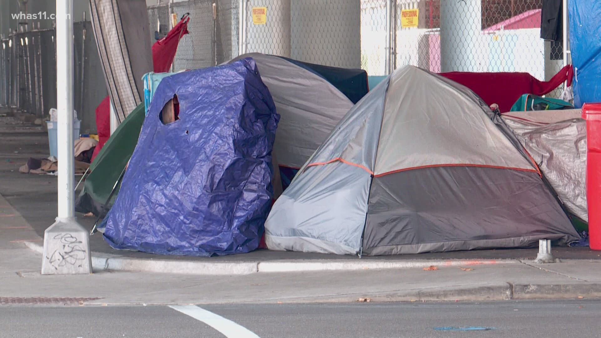 Officials also shared a four-phase plan for addressing the city's homelessness as Louisville resumes clearing homeless camps.