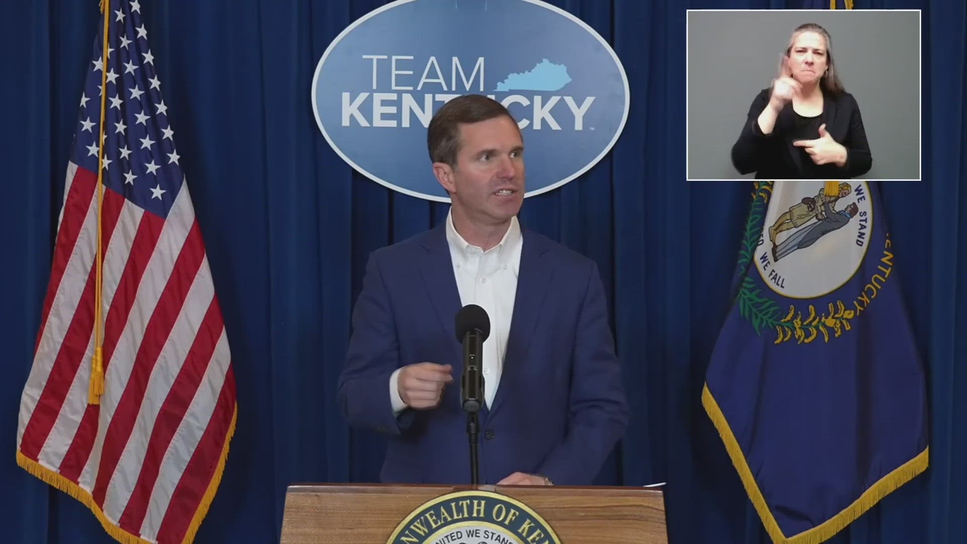 Gov. Andy Beshear said Kentucky's economy has been on a roll these past few years and he said these bills will only help it continue to grow.