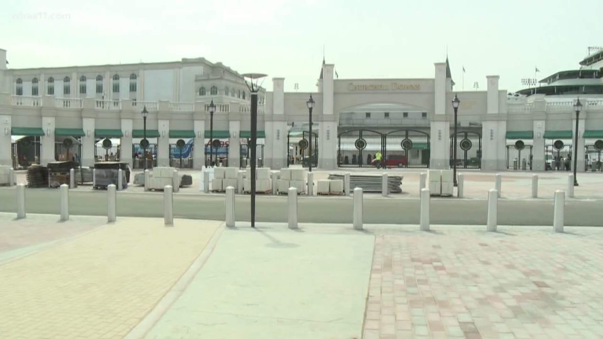 Churchill Downs rushes to finish renovations