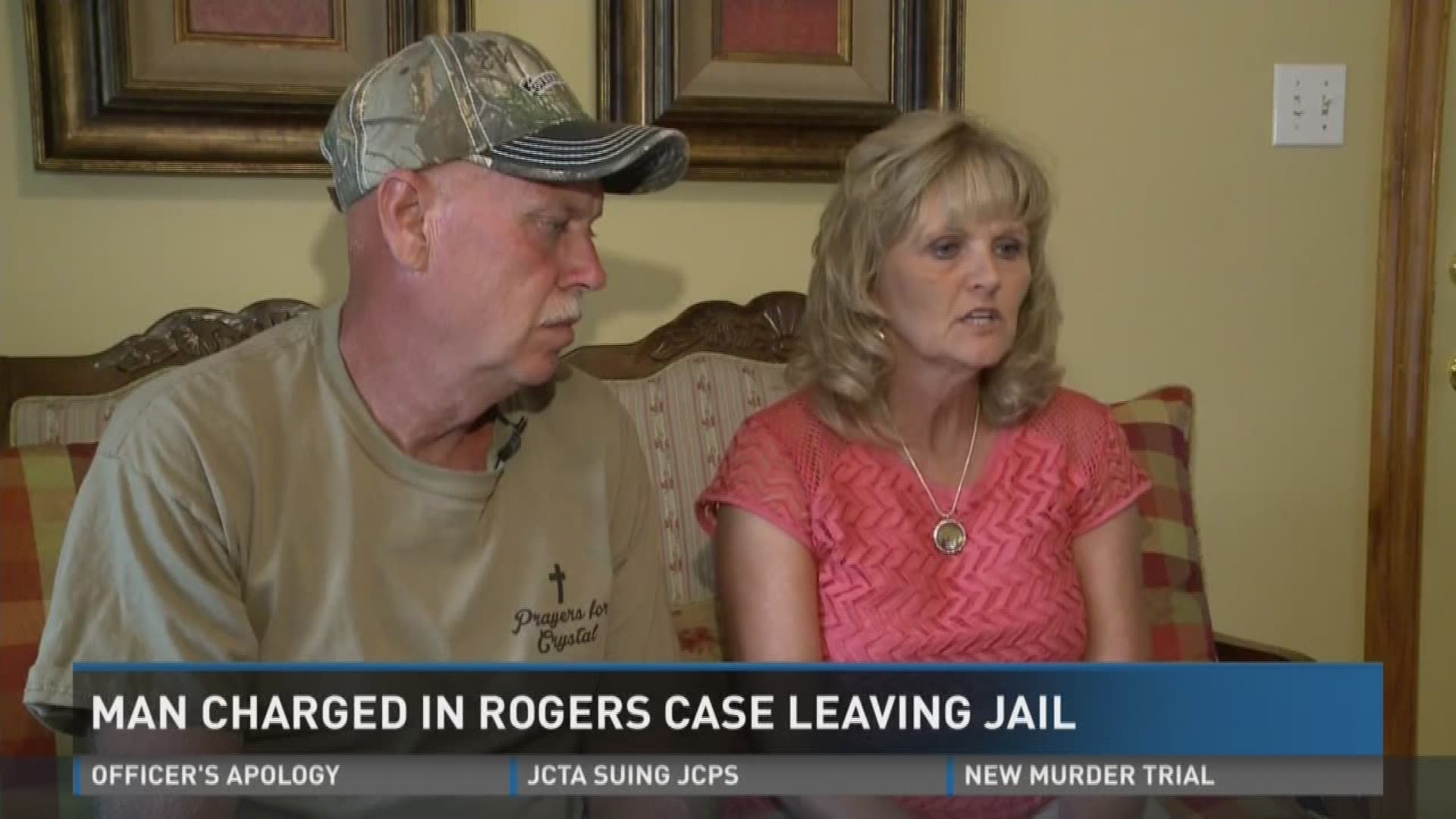 Man charged in Rogers' case leaving jail