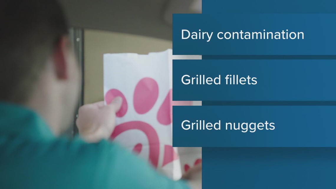 Chickfila grilled chicken now has a new allergen warning