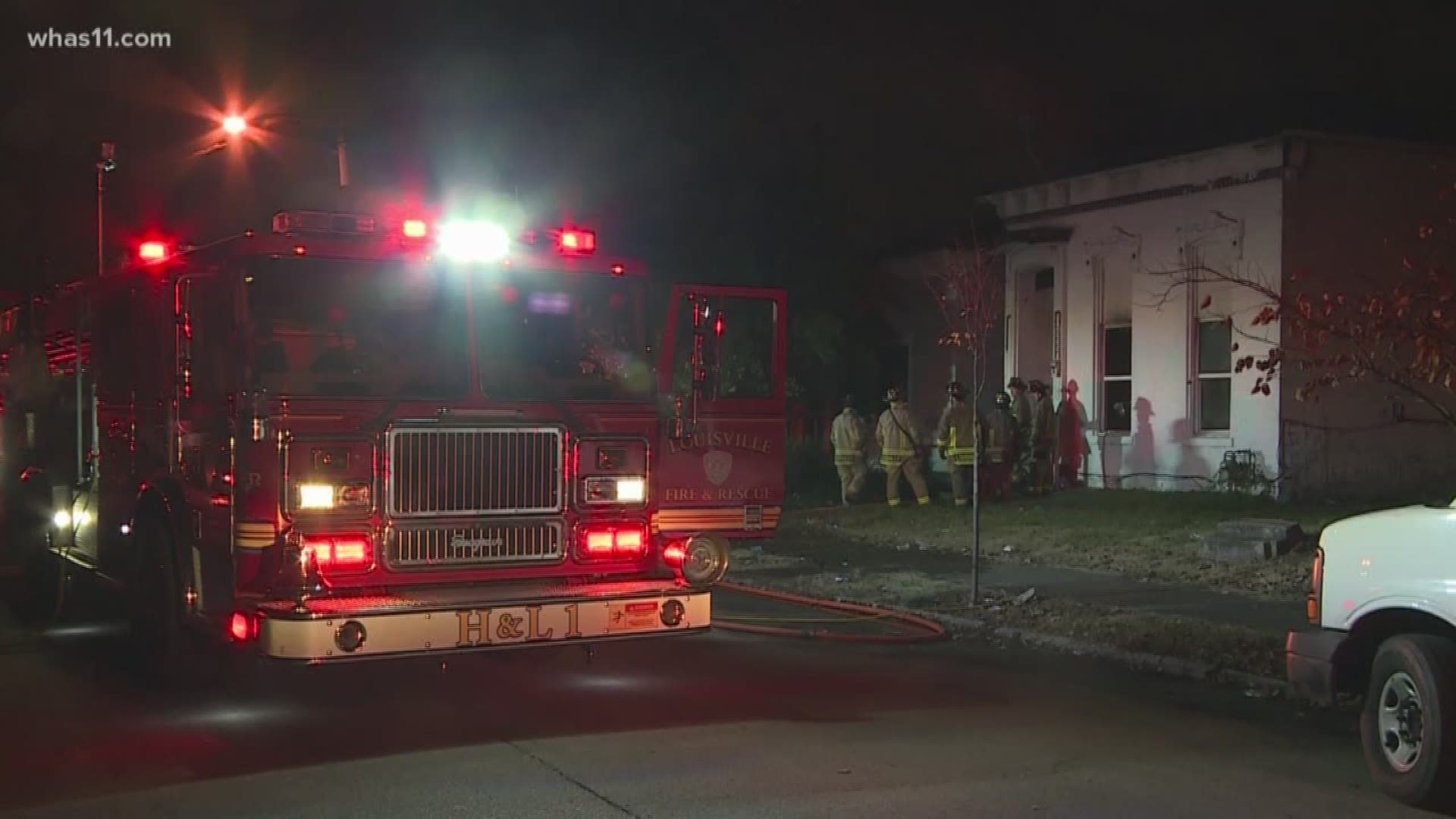 Officials are investigating a house fire in the Russell neighborhood