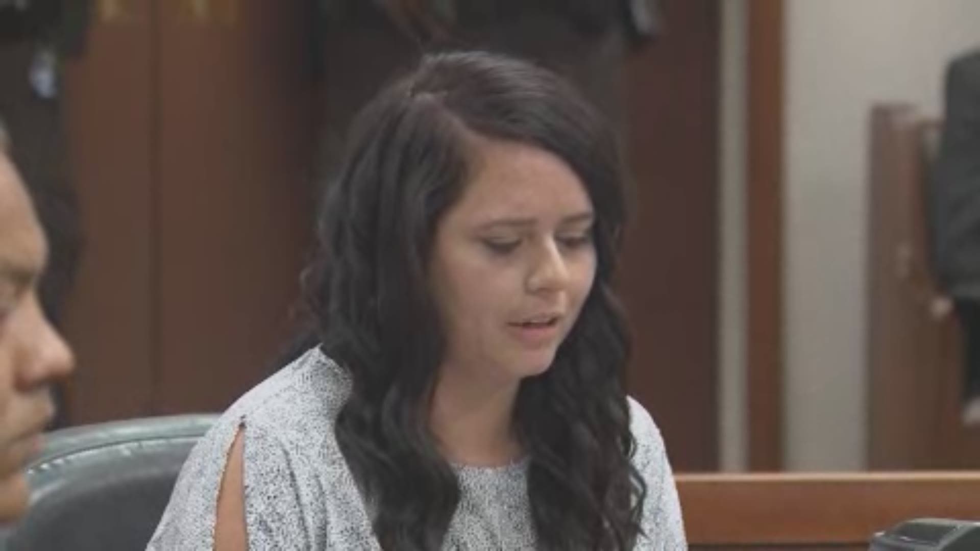 Ashely Rodman gave her testimony on June 15 during the sentencing of Wathaniel Wood's sentencing.