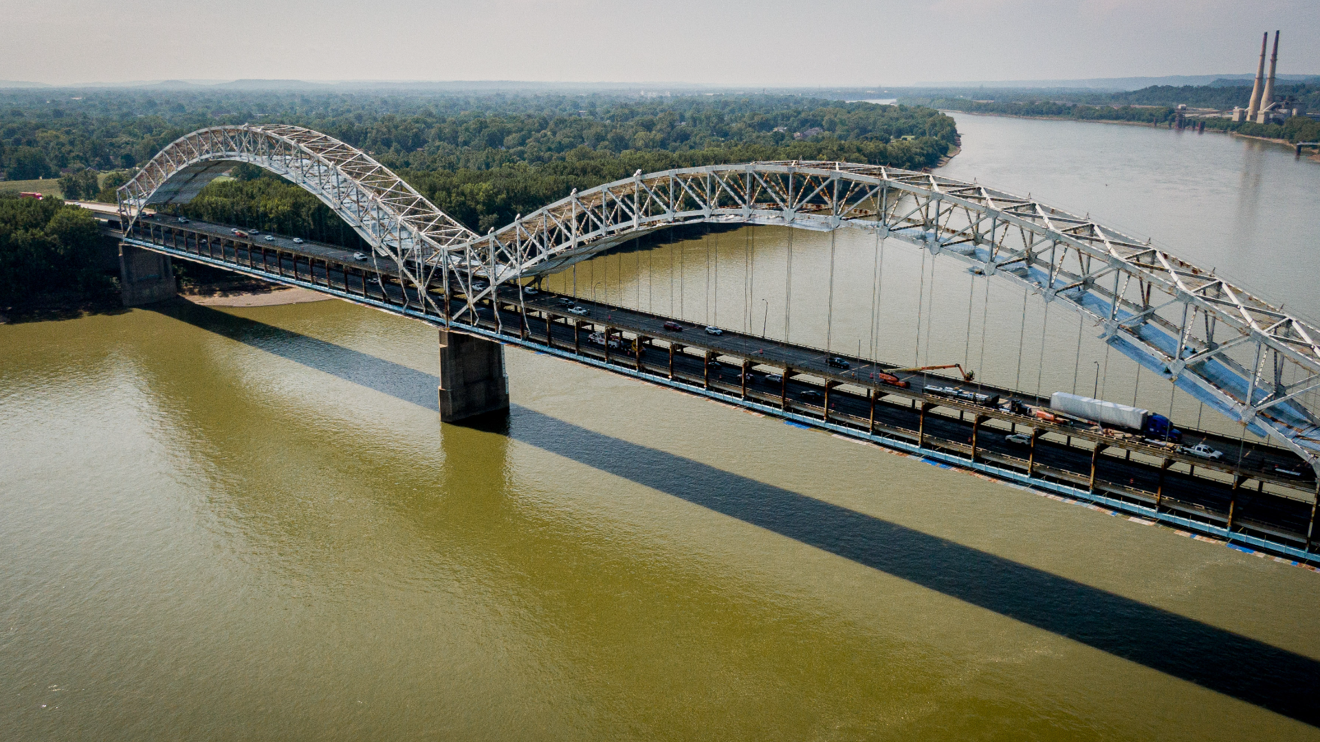All westbound lanes of I-64 across the bridge will be closed for nine days starting Oct. 25.