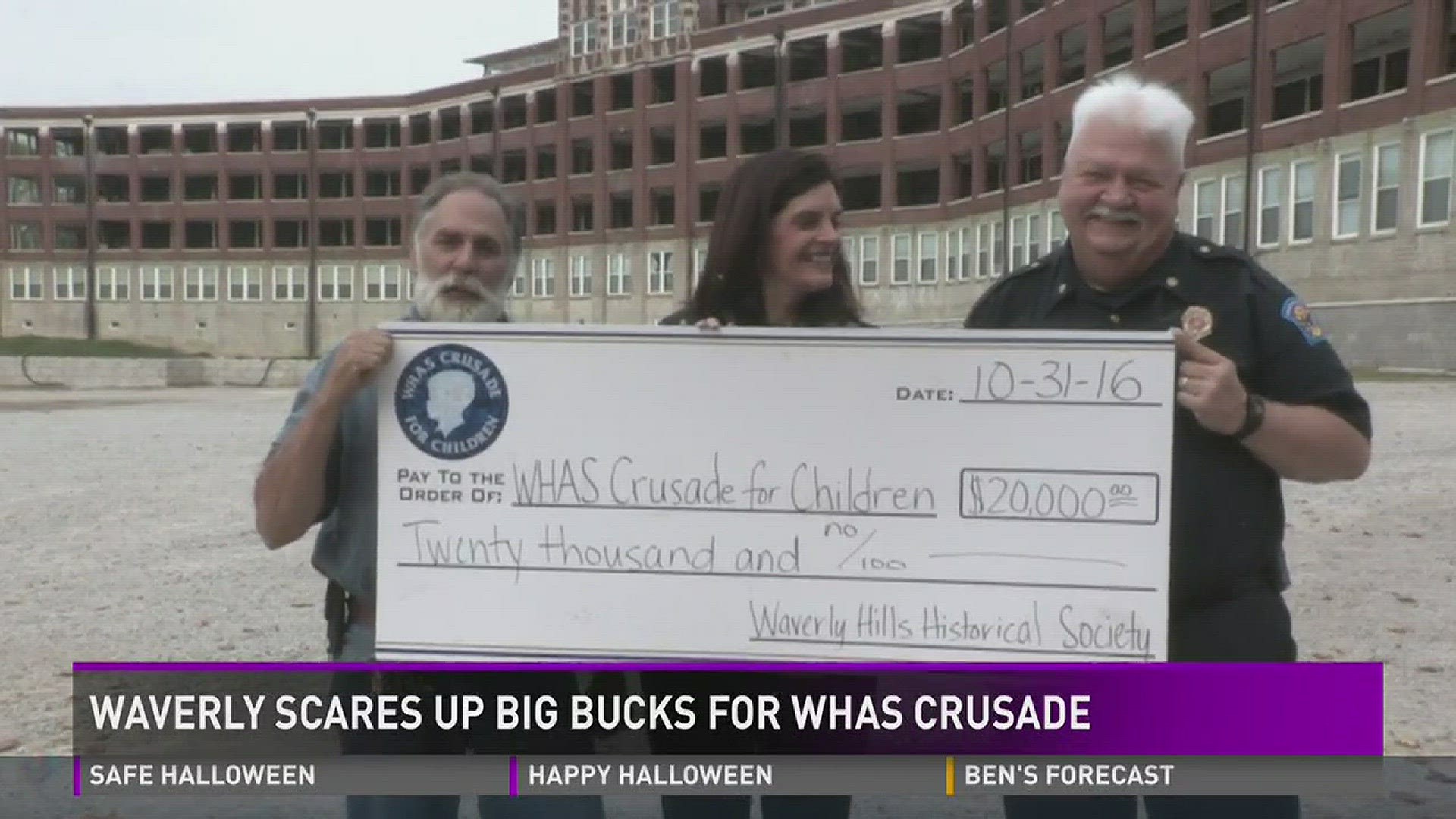 Waverly scares up big bucks for WHAS Crusade