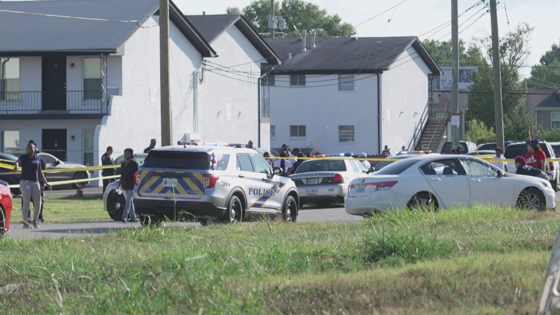 Police said at least one person is dead, and they were found inside an apartment.