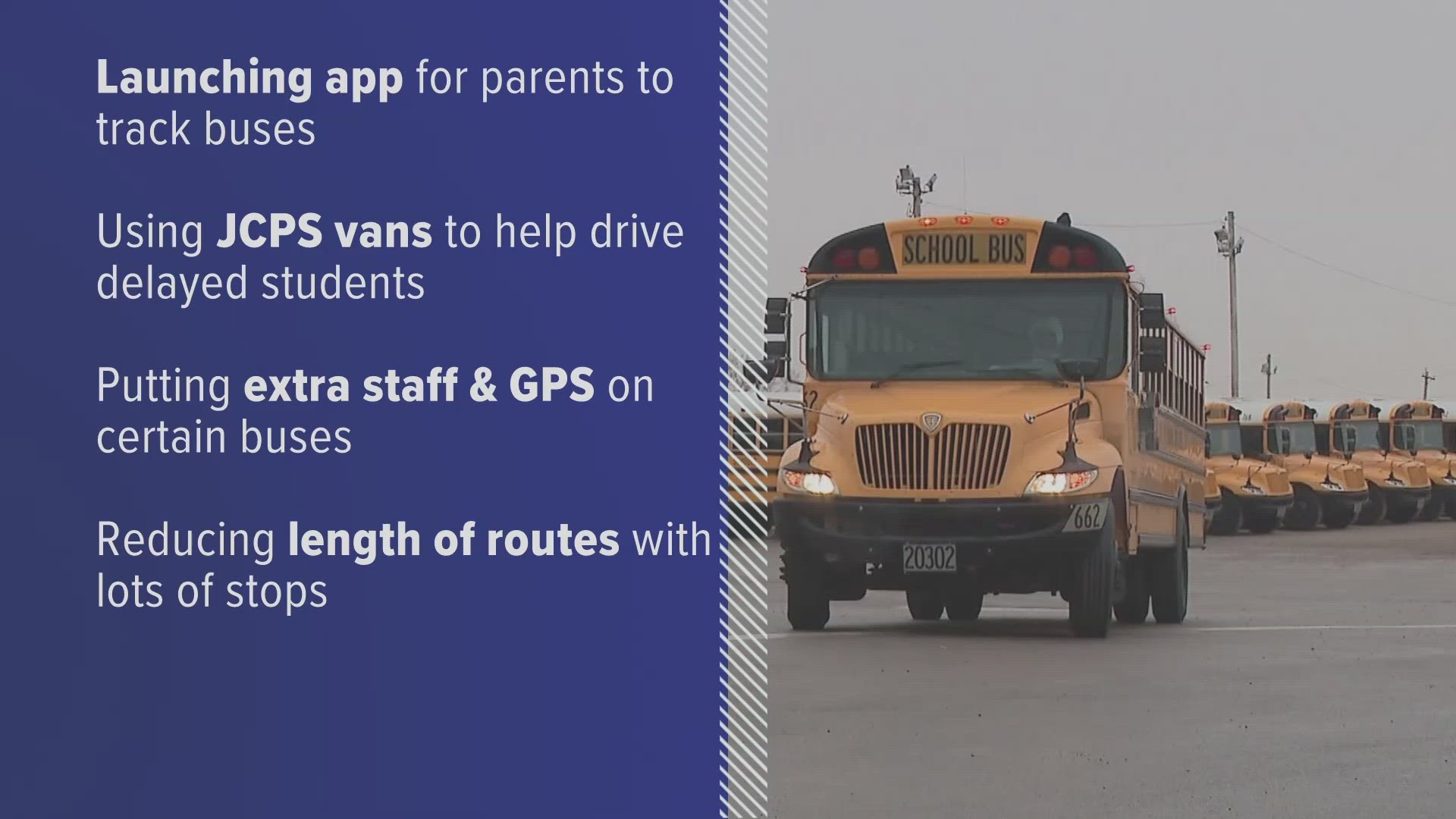 Superintendent Dr. Marty Pollio has laid out plans to reopen schools following transportation issues on the first day.