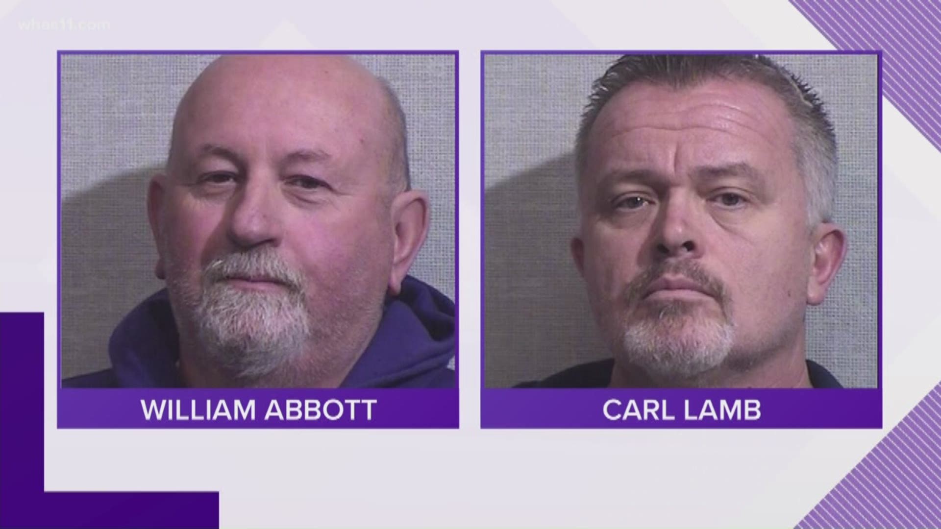 In a four-month investigation, detectives discovered former chief William Abbott and current captain carl lamb were both working security jobs during the same hours