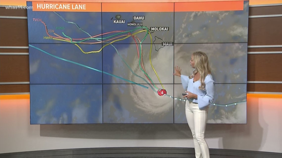 WHAS11's Kaitlynn Fish discusses Hurricane Lane's threat ...