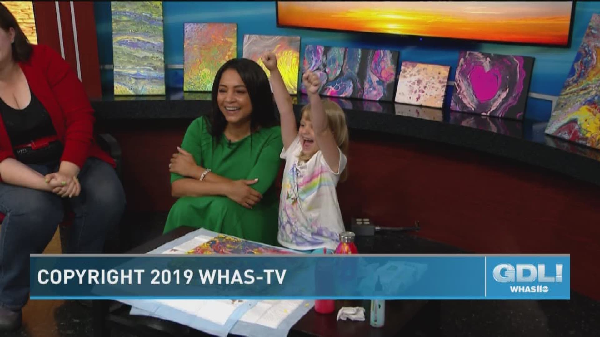 From the ripe old age of 6, Mikayla Harbeson mastered the art of acrylic paint pouring. Now 7 years old, she has continued honing her craft while also teaching others, including her sister and friends.