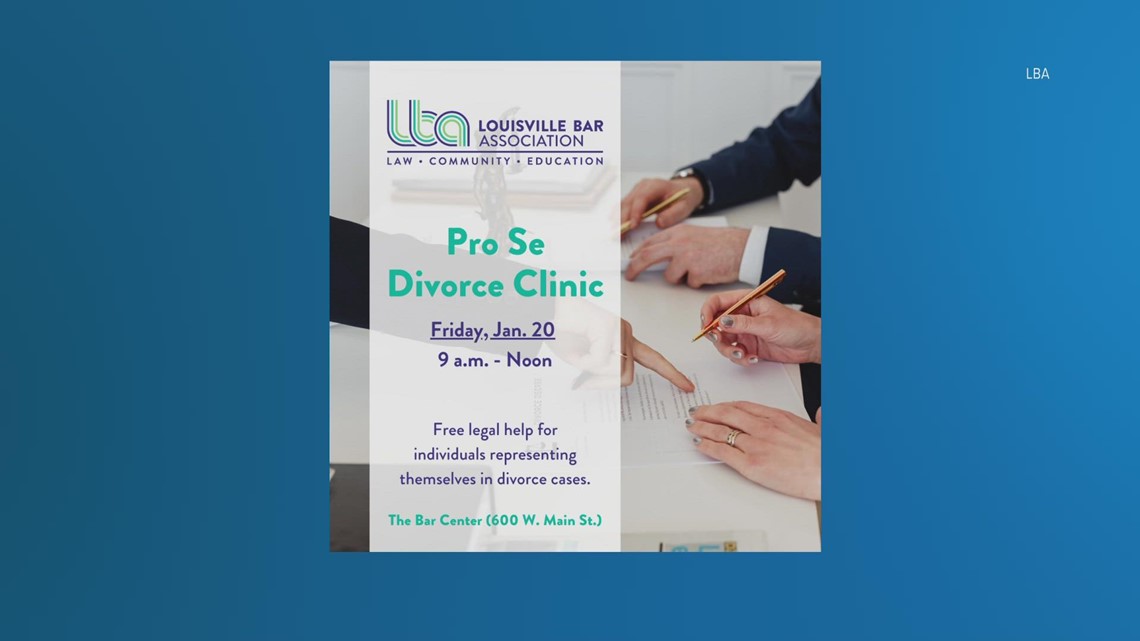Free divorce clinic offered in Louisville