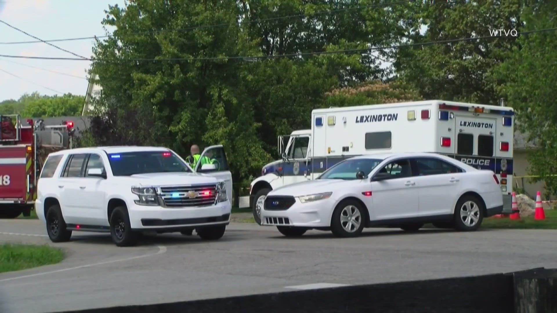 Two women are dead, and three others injured, including a Kentucky trooper, after two shootings in Lexington, Kentucky on Sunday. 