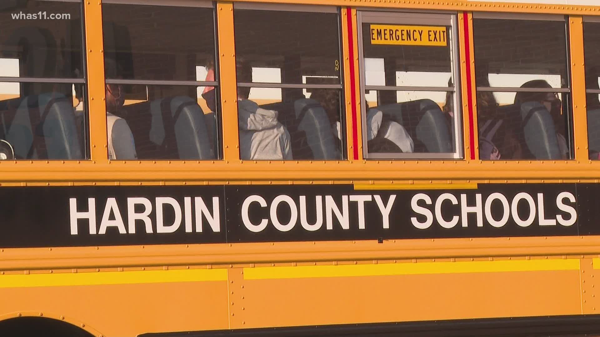 Fewer students, hand sanitizer on board and required masks all make buses look a little different this year. Drivers say they're just excited to see the kids again.