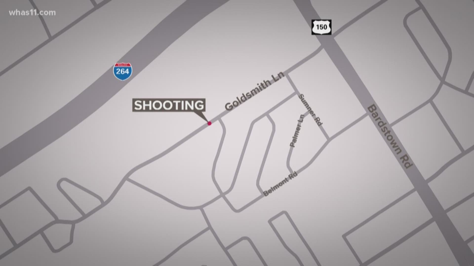 Two people are dead following a shooting in the 2100 block of Goldsmith Lane Sunday.
