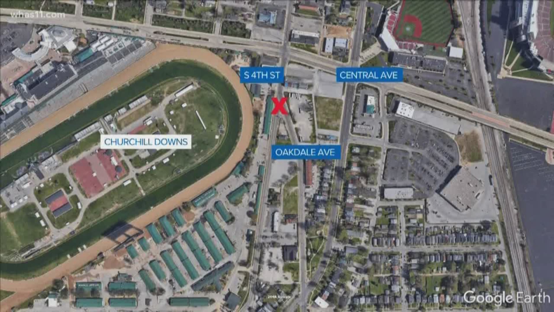 Churchill Downs is looking to shut down part of South Fourth Street near the track as part of a planned expansion.