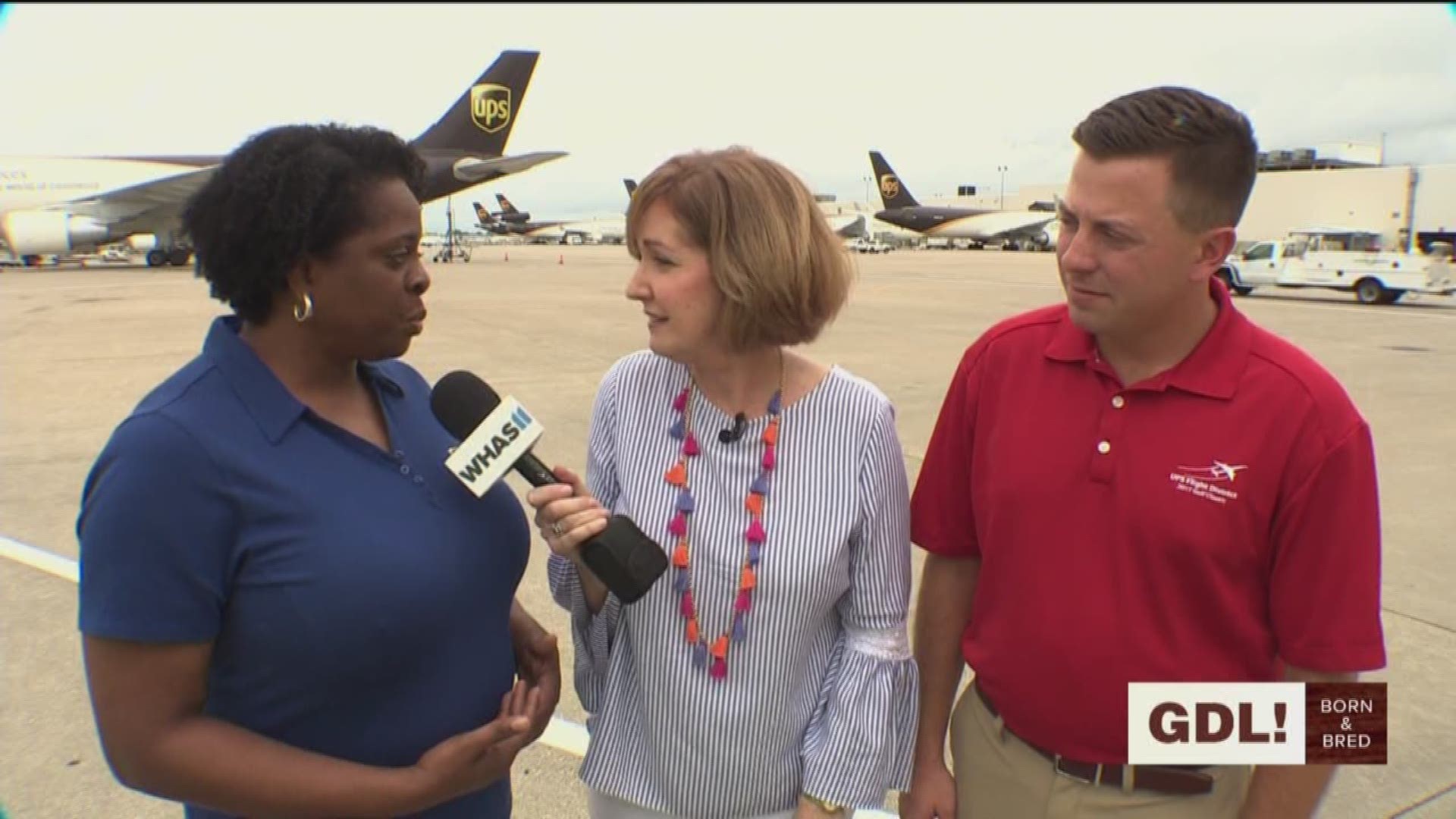 Anne Doyle gets a behind the scenes look at the UPS Worldport.