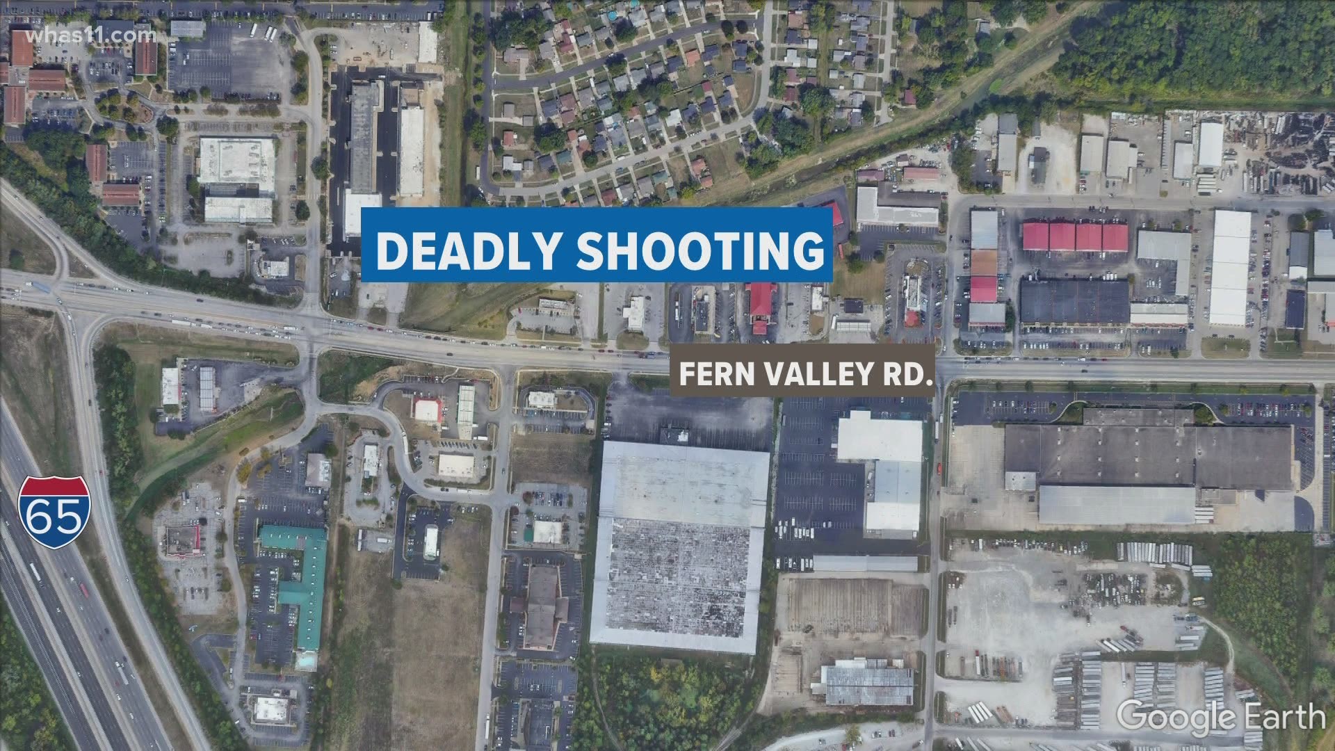 According to LMPD, the shooting happened around 4:30 a.m. in the 2900 block of Fern Valley Road. There are no suspects at this time.