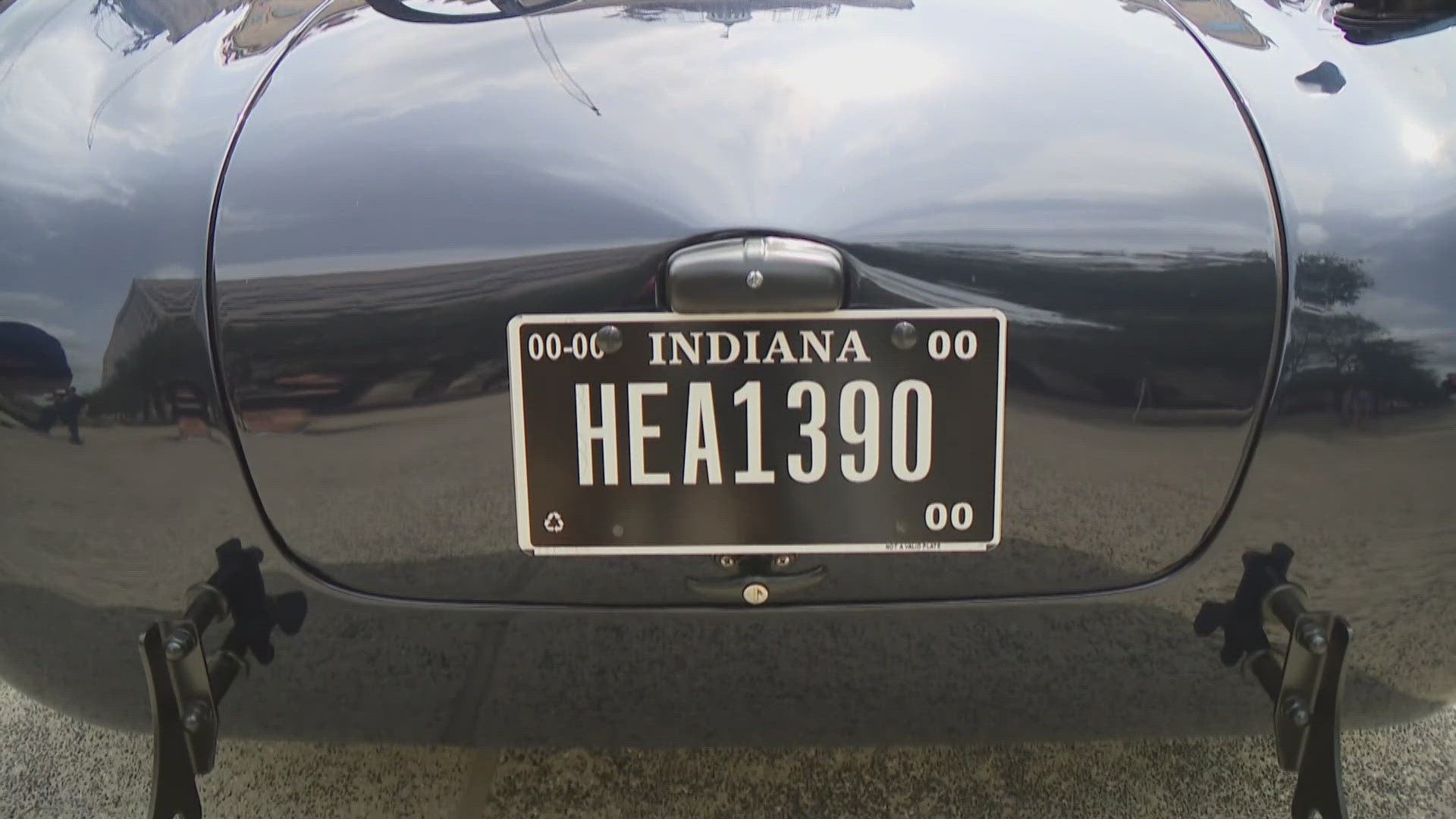 The black plates with white lettering will be available for purchase at BMV locations and on the BMV website starting next month.