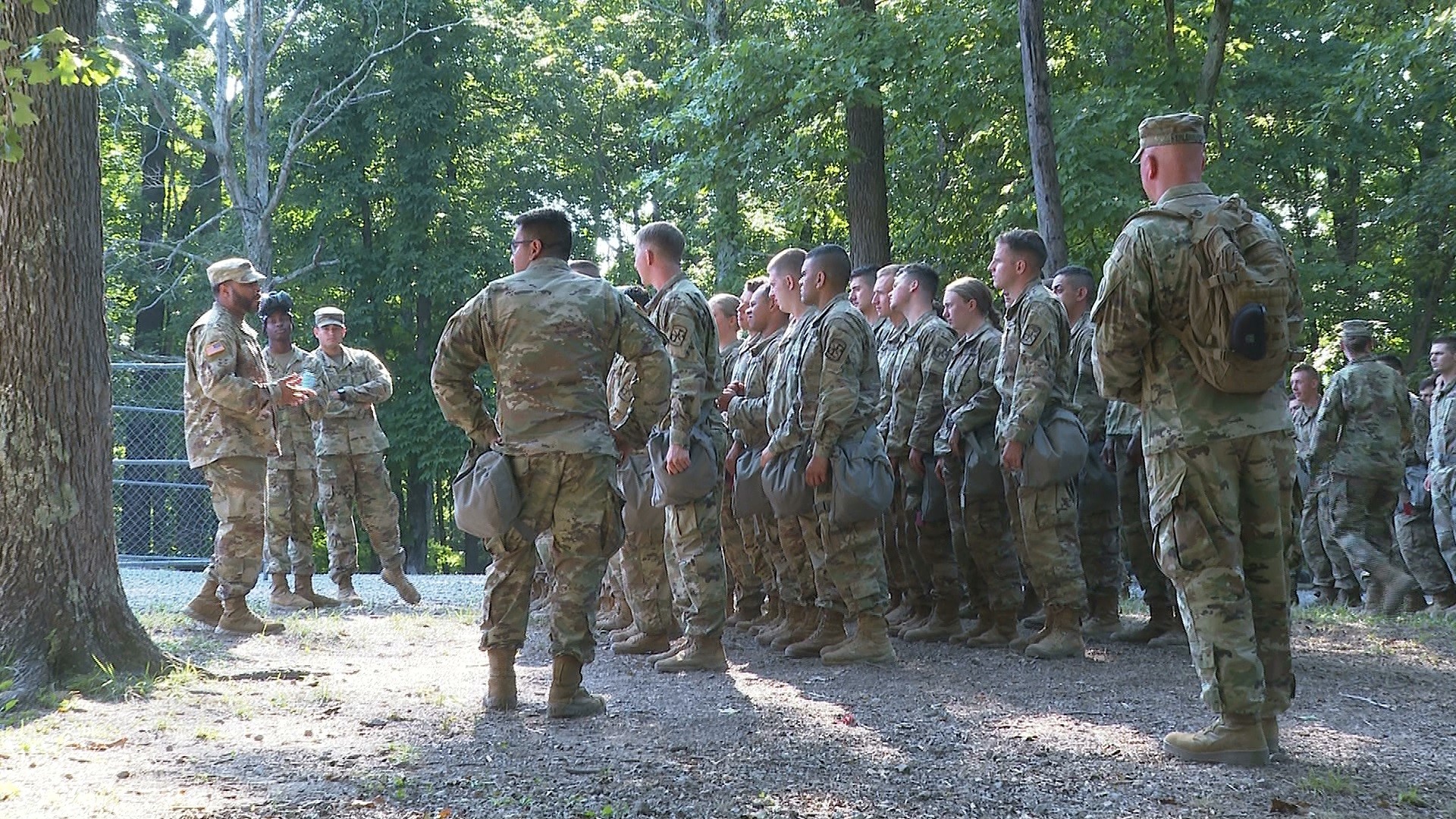 Cadets learn skills they will need to know as officers in the Army.