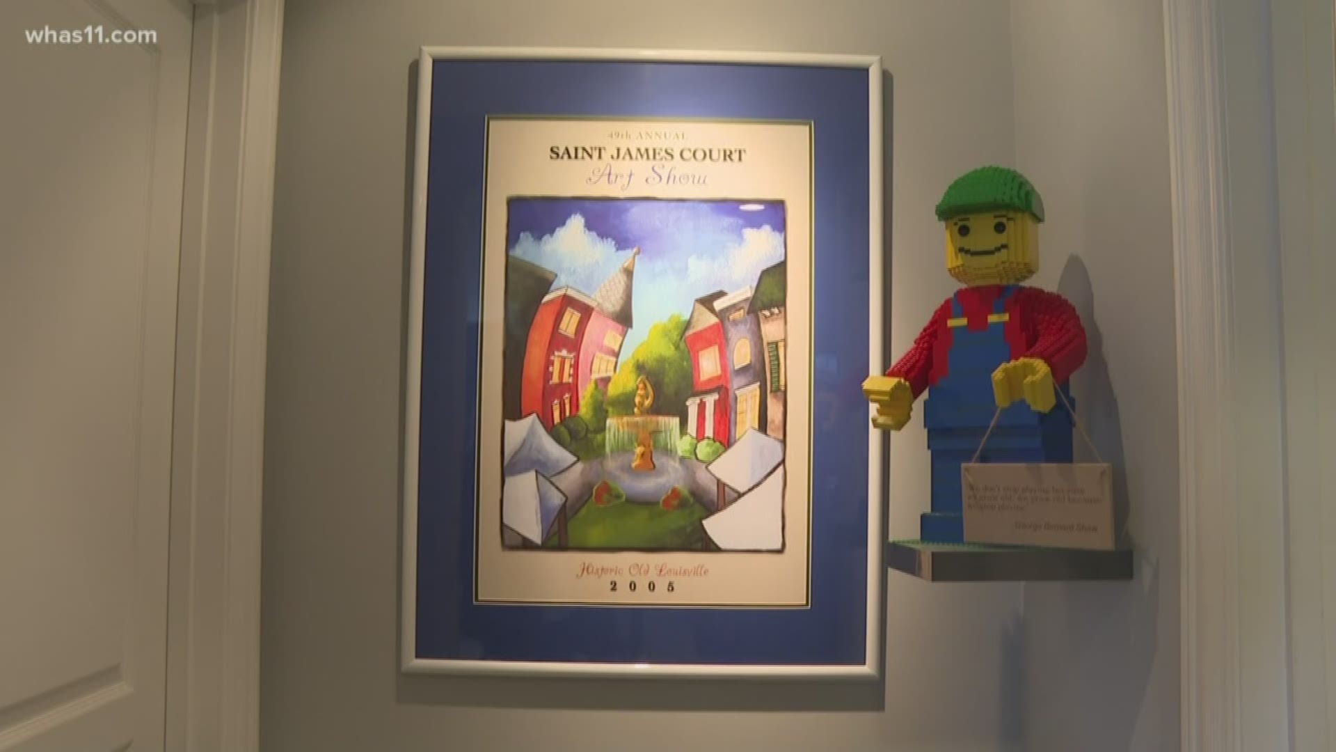 A Louisville man shares his joy of building with LEGO's while passing down his legacy to his kids.