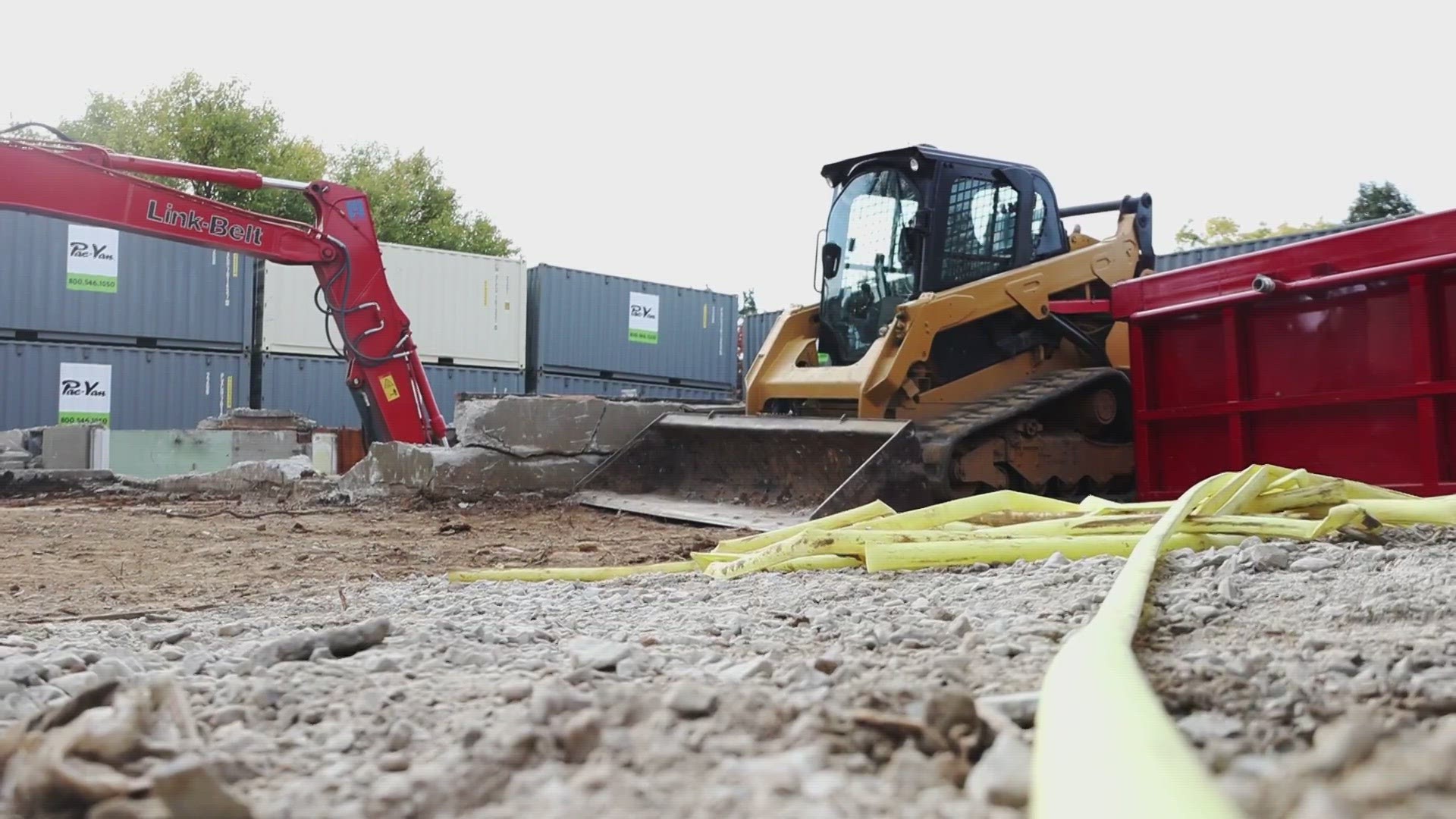 After ten days of demolishing a house filled with hazardous materials, city and Louisville officials have announced all chemicals have been removed.