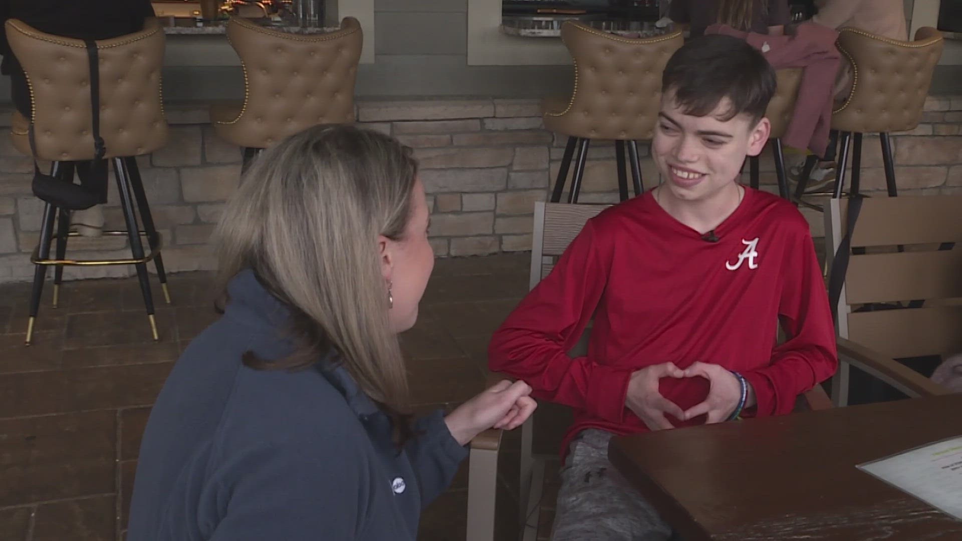 A team effort made a dream come true for one of Alabama's biggest fans.