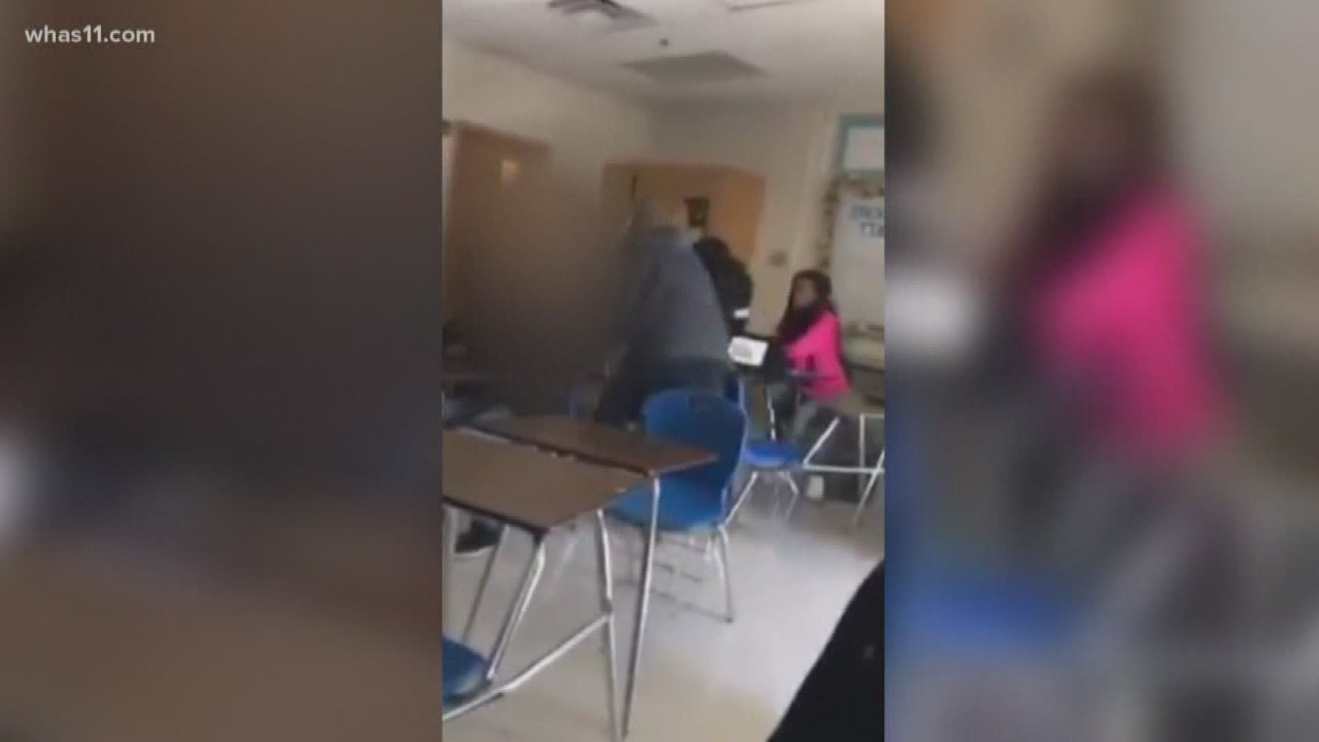 Officials with Jefferson County Public Schools are investigating after a student and teacher fought inside a classroom.