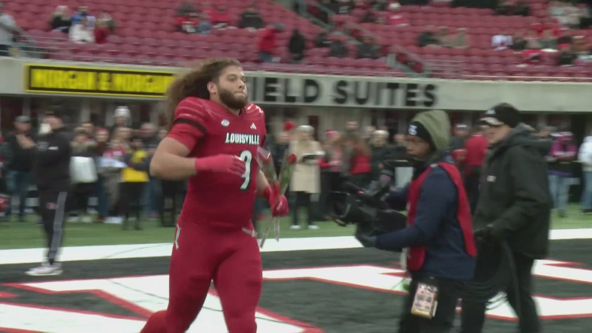 According to Louisville Athletics, Gillotte is in the top 10 in school history in sacks and tackles for loss.