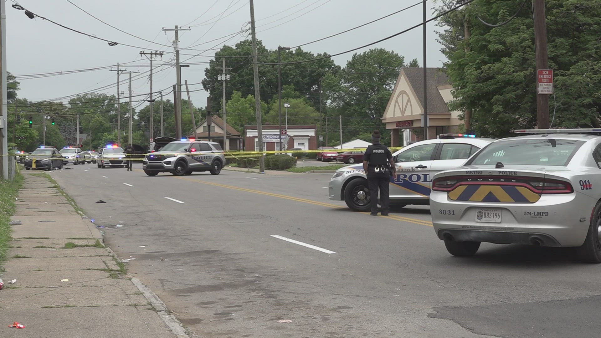 Police said the juvenile and another victim were shot in the area of Dixie Highway and West Hill Street Saturday afternoon.