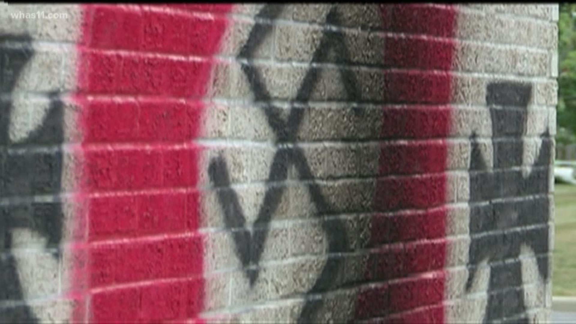 Authorities are trying to find those responsible after antisemitic graffiti was placed on an Indianapolis-area synagogue.