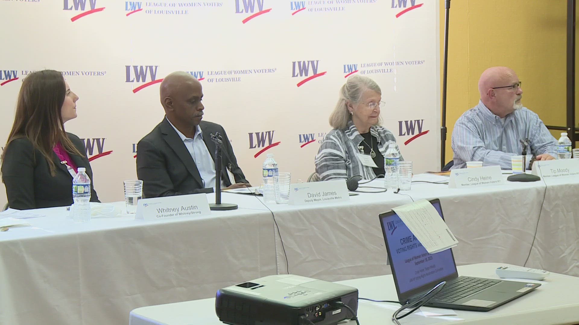 The League of Women Voters of Louisville hosted the panel.
