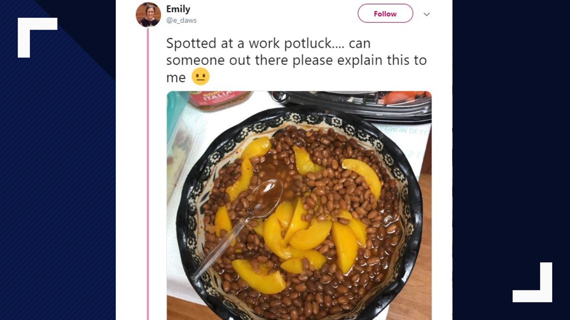 Peaches and beans 'Food version of hate' or delicious side dish