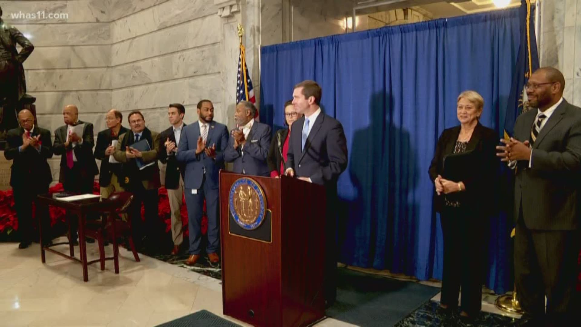 Gov. Beshear signed an executive order to restore voting rights to nonviolent felons who have served their sentences.