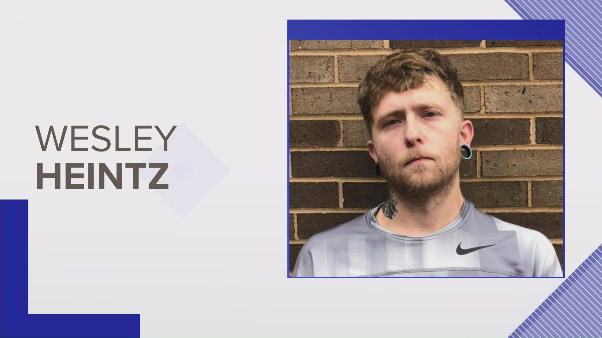Wesley Heintz is facing charges after police say a man died from an apparent heroin overdose on Sunday.