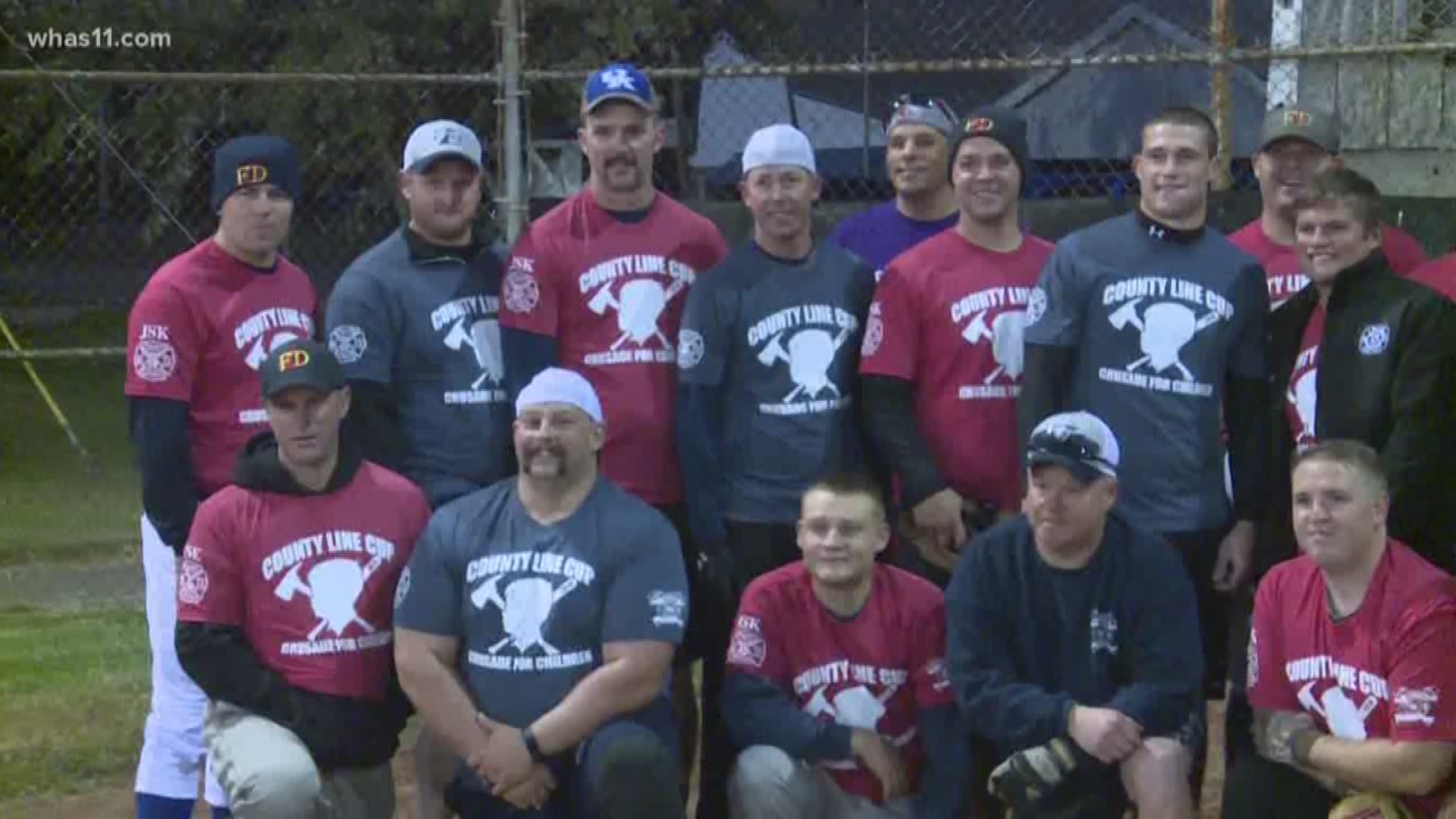 the Okolona Fire Department held a softball tournament with all the proceeds going to the WHAS Crusade for Children.