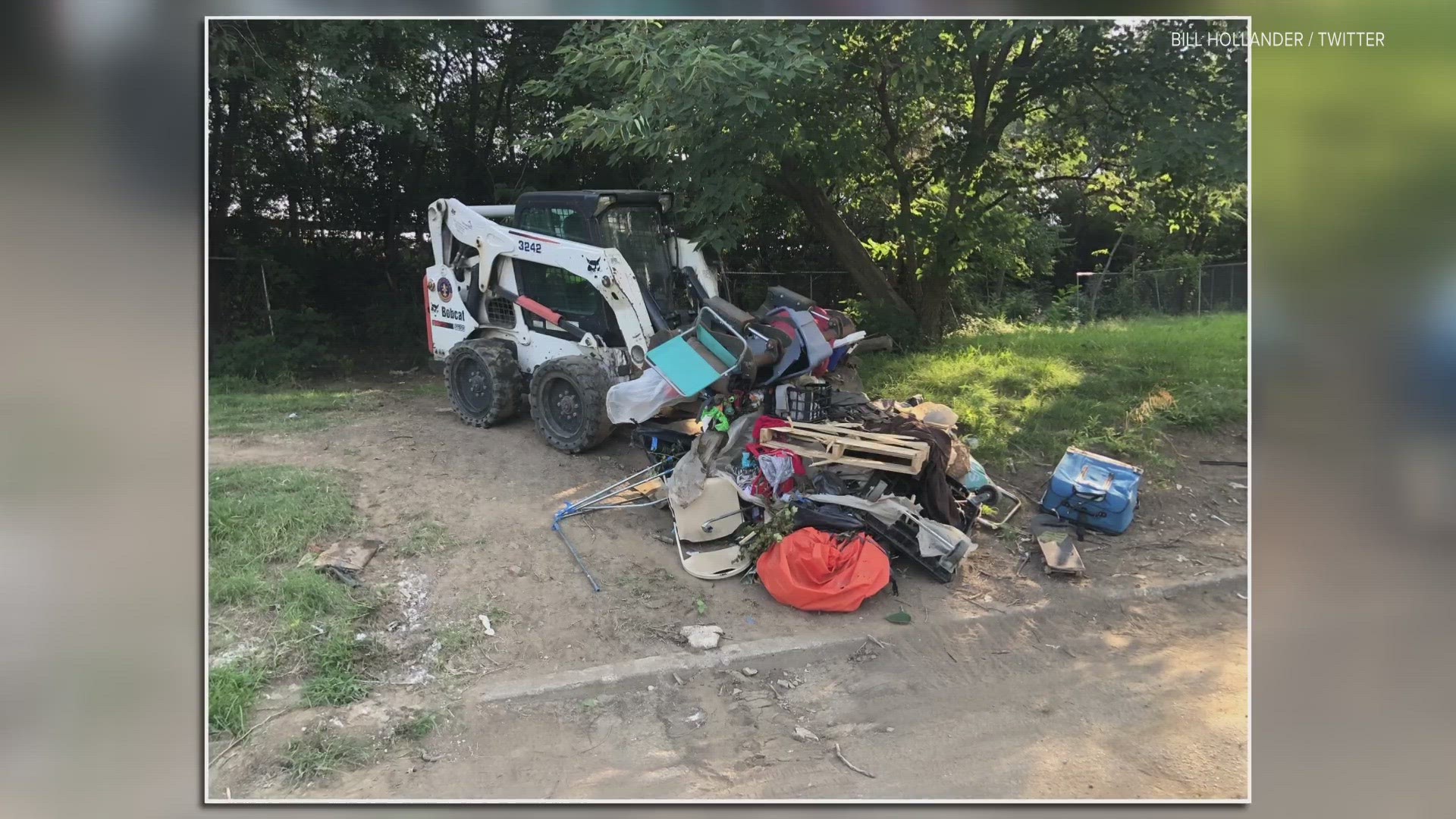 The ACLU of Kentucky asked city officials not to clear out camps this week because of the high heat.