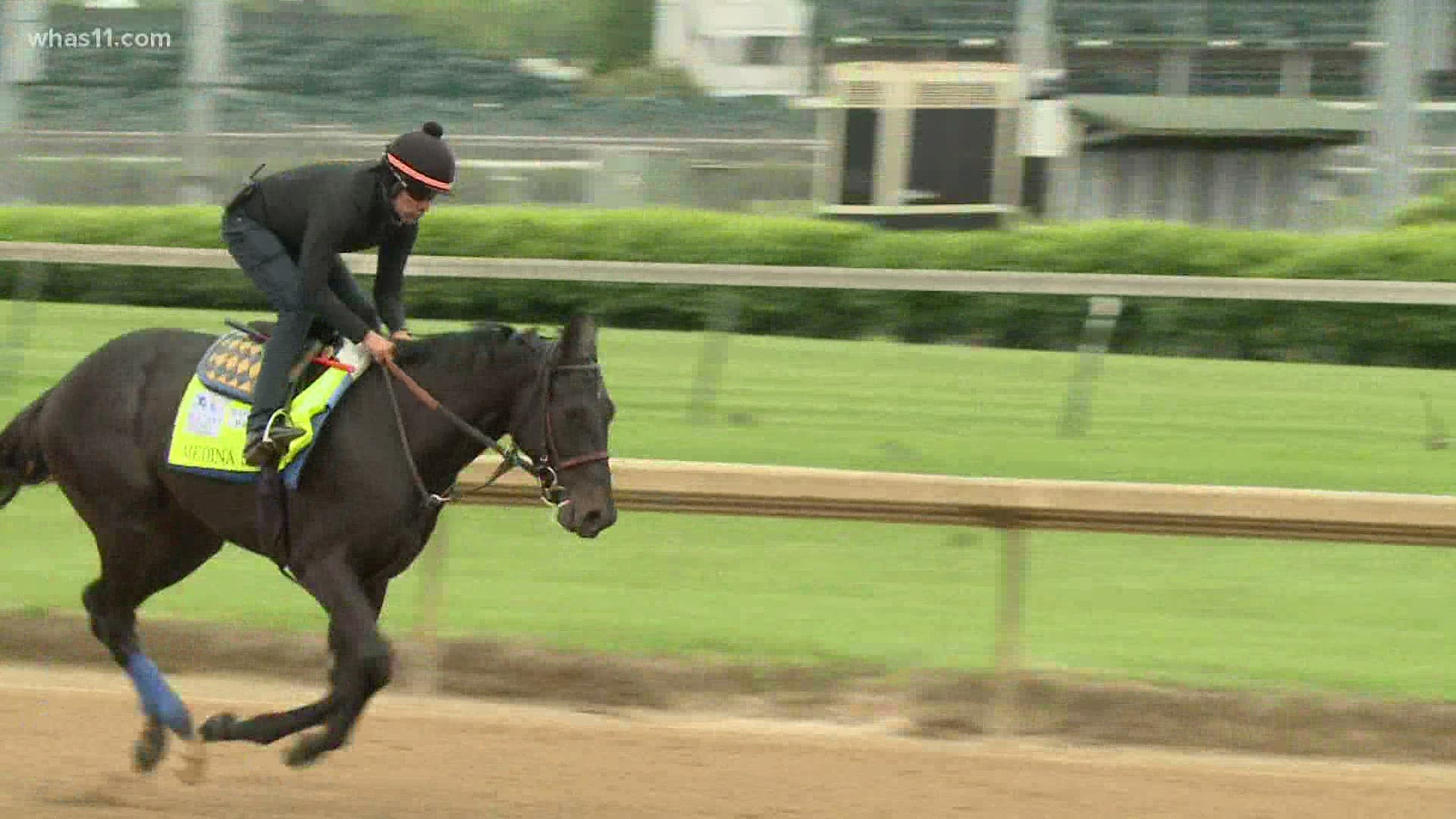The horse failed a drug test following the Kentucky Derby, calling his win into question. [video: WTSP]