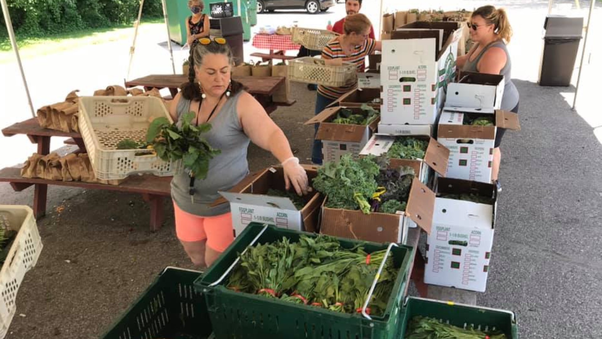 The farm-to-table movement takes food from local farmers and passes them onto families. The organization also stresses healthy eating.